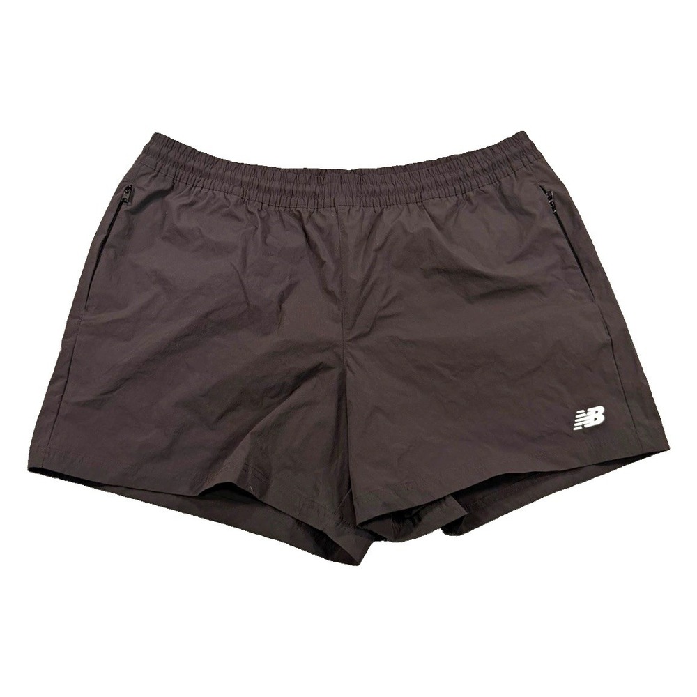 New Balance Athletics Stretch Woven Shorts Mens 2XL Black 5" NWT MS41517